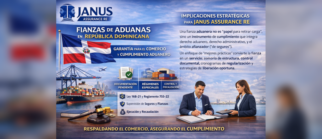 fianza, fianzas fianza aduanera, fianzas de aduana, Janus Assurance Re, C. Constantin Poindexter Salcedo, seguros, corredor de seguros