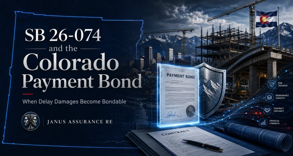 Colorado public works construction project subject to payment bond claims under SB 26-074