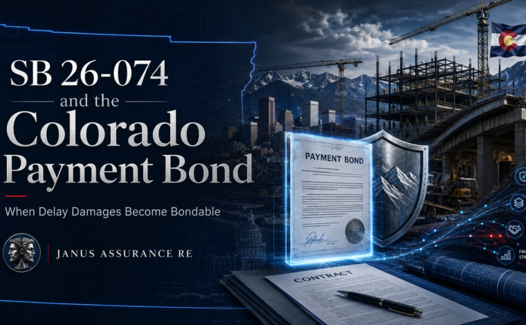 Colorado public works construction project subject to payment bond claims under SB 26-074
