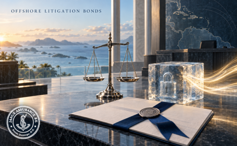 Offshore litigation bonds from Janus Assurance Re, Santo Domingo